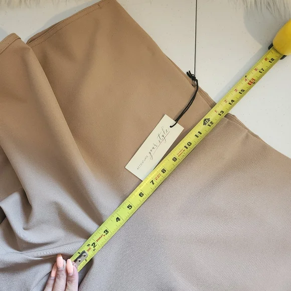 Rachel Zoe Khaki Beige Slim Pull On Shaping Pants Size 3X New NWT Office Work - Picture 7 of 9